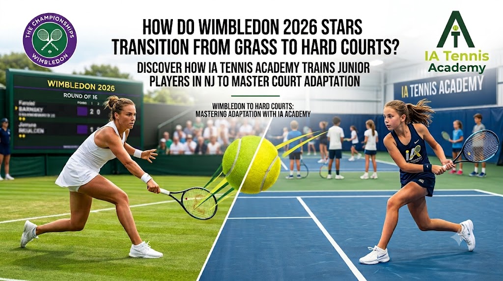 Wimbledon 2026 stars transition from grass to hard courts and junior training at IA Tennis Academy New Jersey
